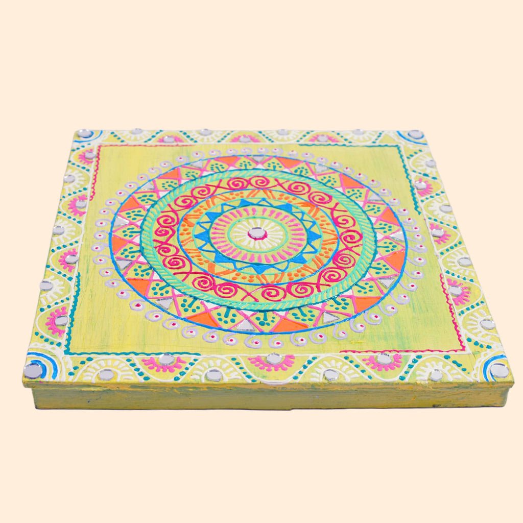Mangala Mandal – Sacred Mandana Artwork for Auspicious Home Decor - Culturati