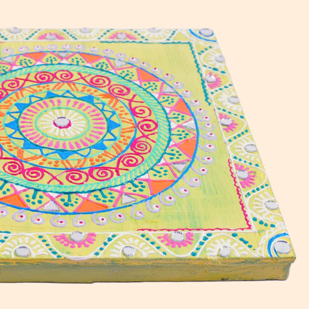 Mangala Mandal – Sacred Mandana Artwork for Auspicious Home Decor - Culturati