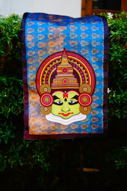 Kathakali Face Printed Runners A Blend of Tradition and Style