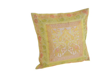 Banarasi Patchwork Pillow Covers with zari Work