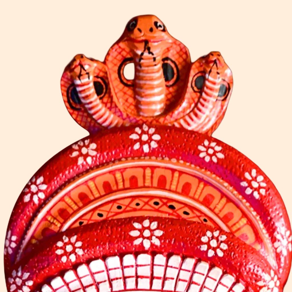 Handcrafted Muthappan Theyyam Art | Traditional Kerala Folk Deity Craft - Culturati