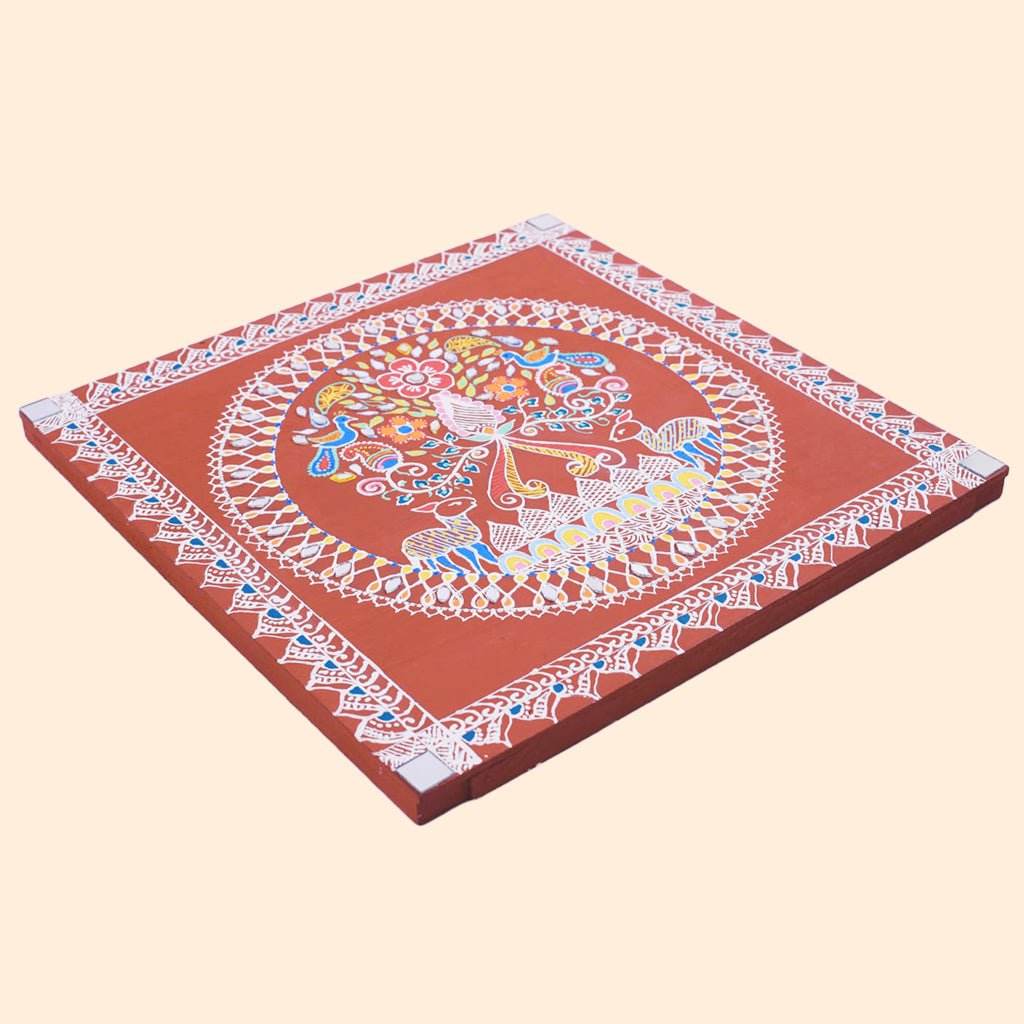 Tree of Life – Handcrafted Mandana Art for Auspicious & Spiritual Home Decor - Culturati