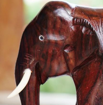 Handcrafted Kolam Work Thidambu and Traditional Elephant | Pooram Festival Home Decor