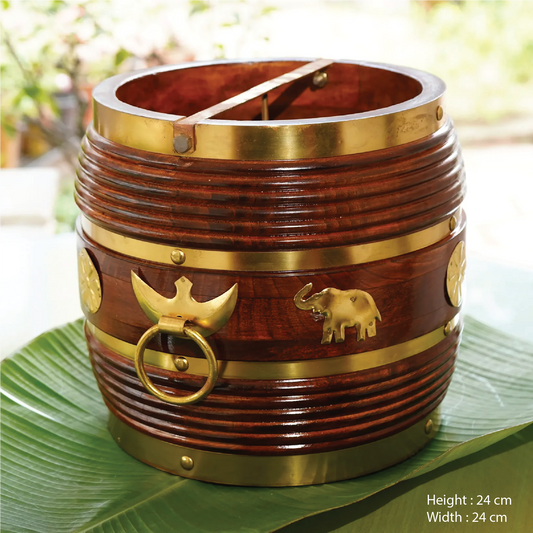 Kerala Para - Wood and Brass