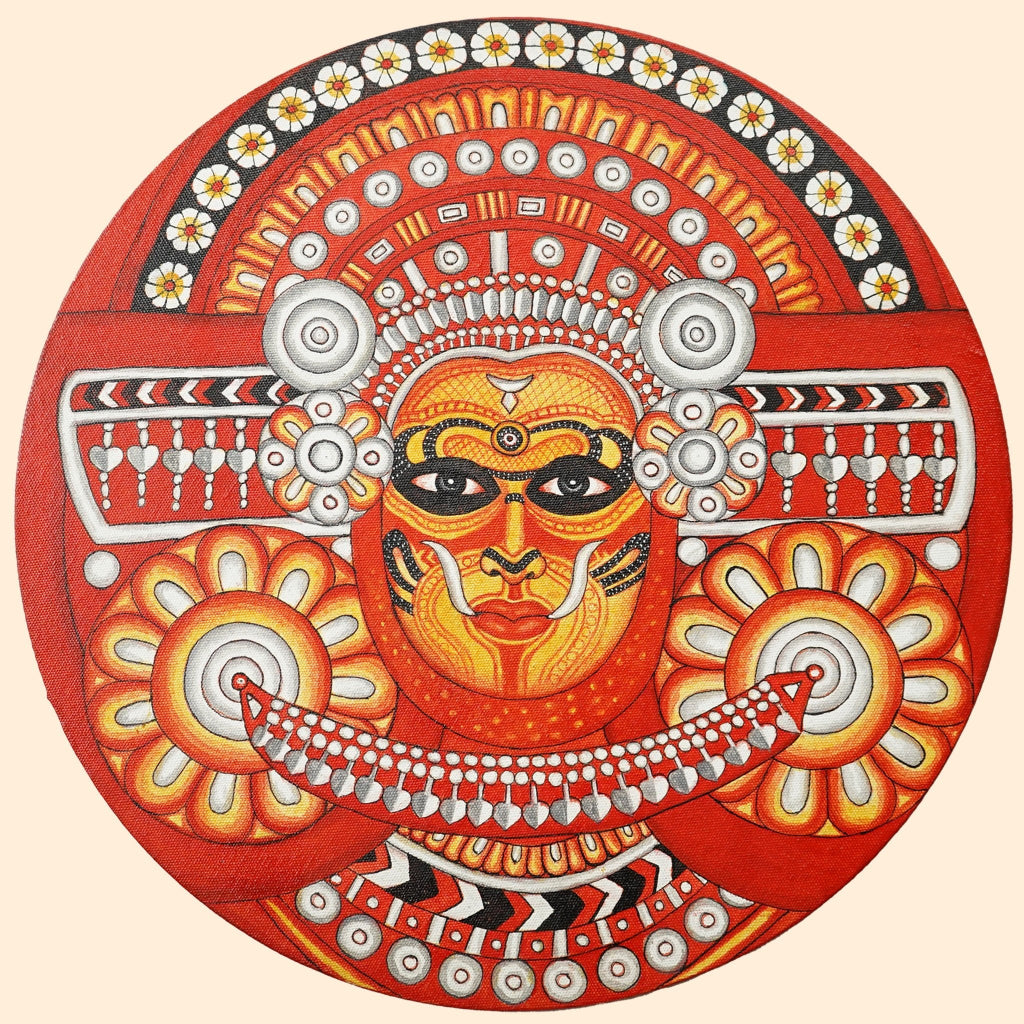 Puliyur Kali Theyyam Mural - Culturati