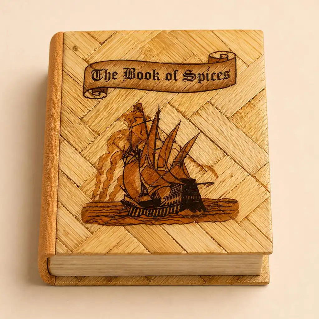 The Book of Spices – Wayanad Bamboo Spice Box (4 Compartment)