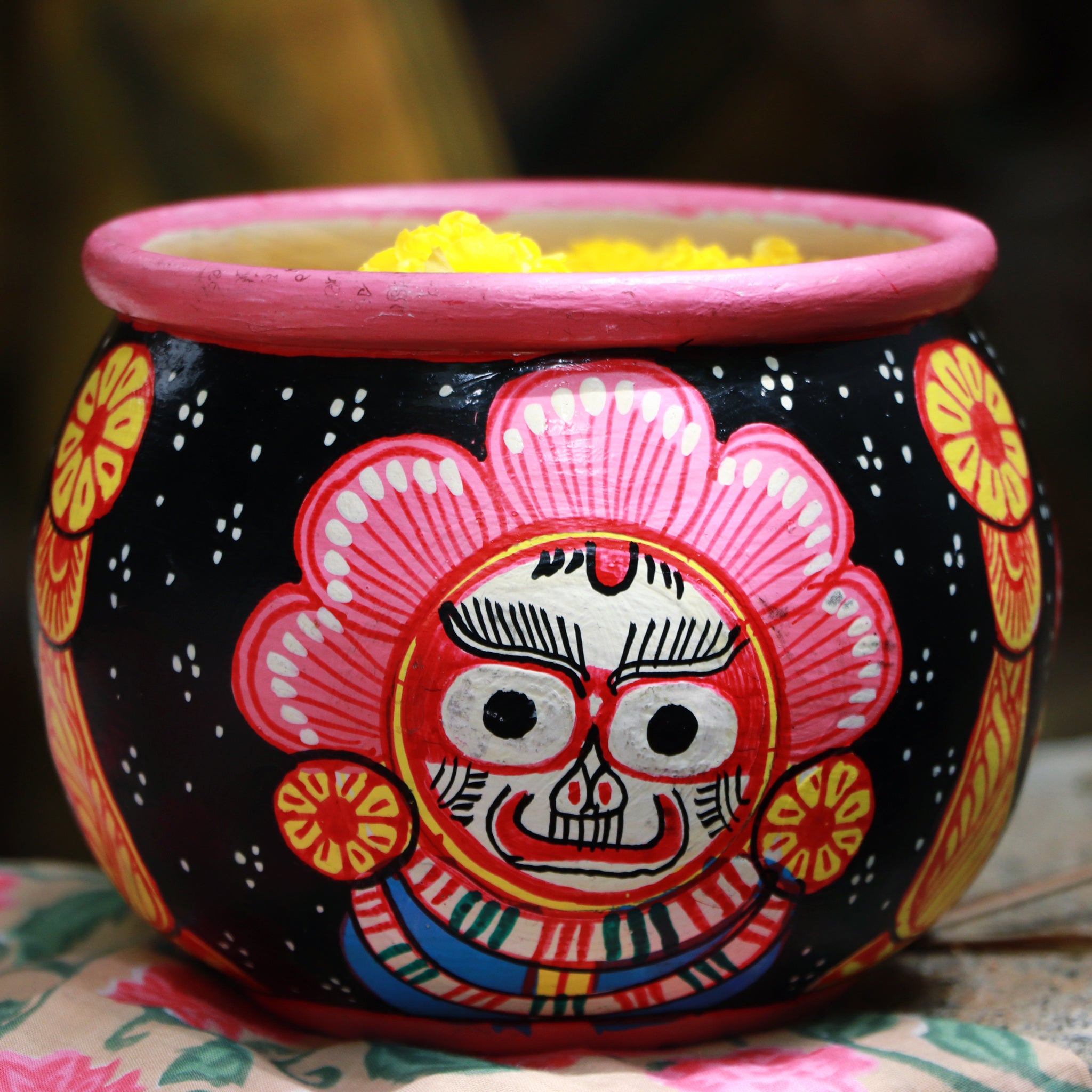 Shop Handpainted Pattachitra Jagannath Planter 