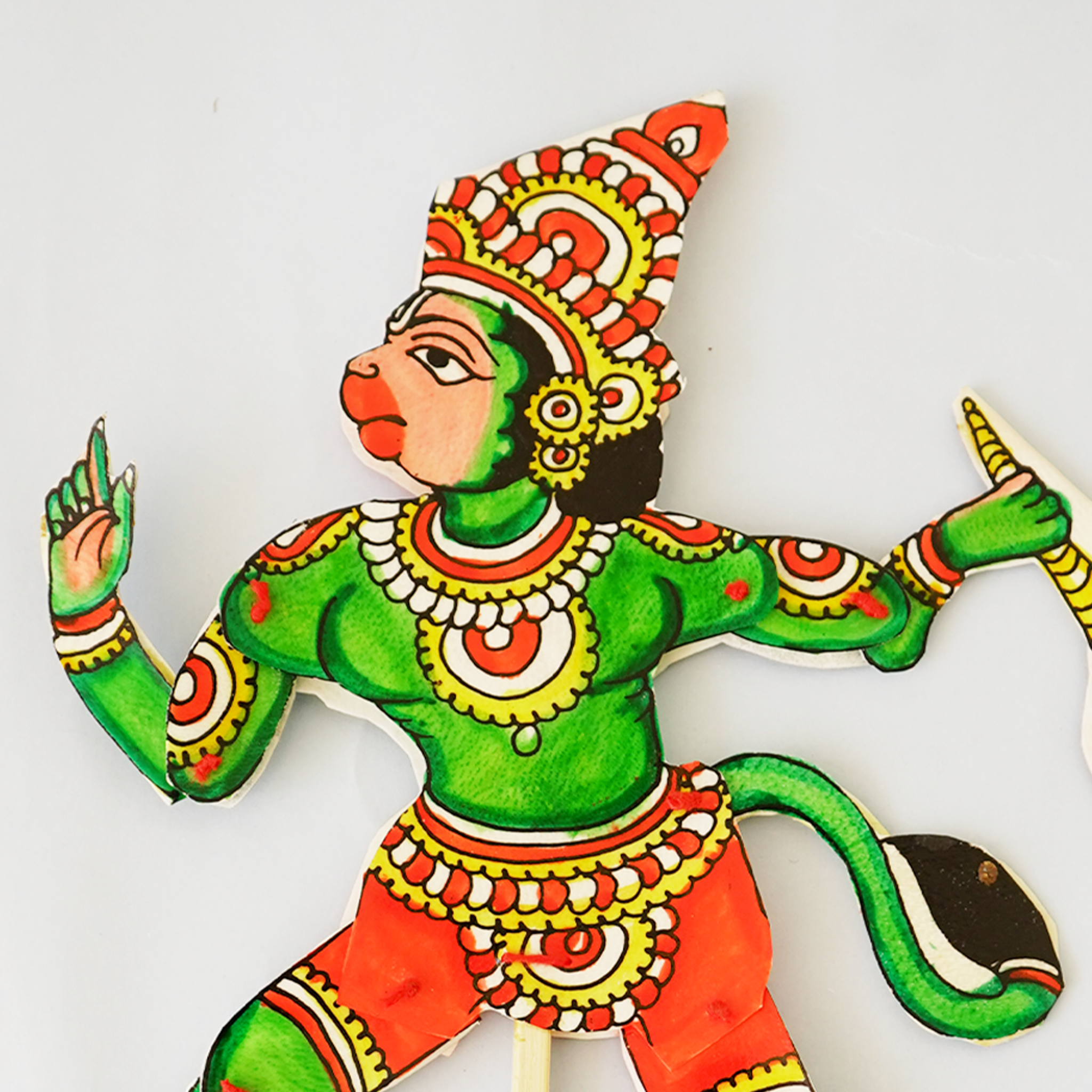 Vibrant Hanuman Flip Toy & Ganesha Magnet Set – Festive Gift Box