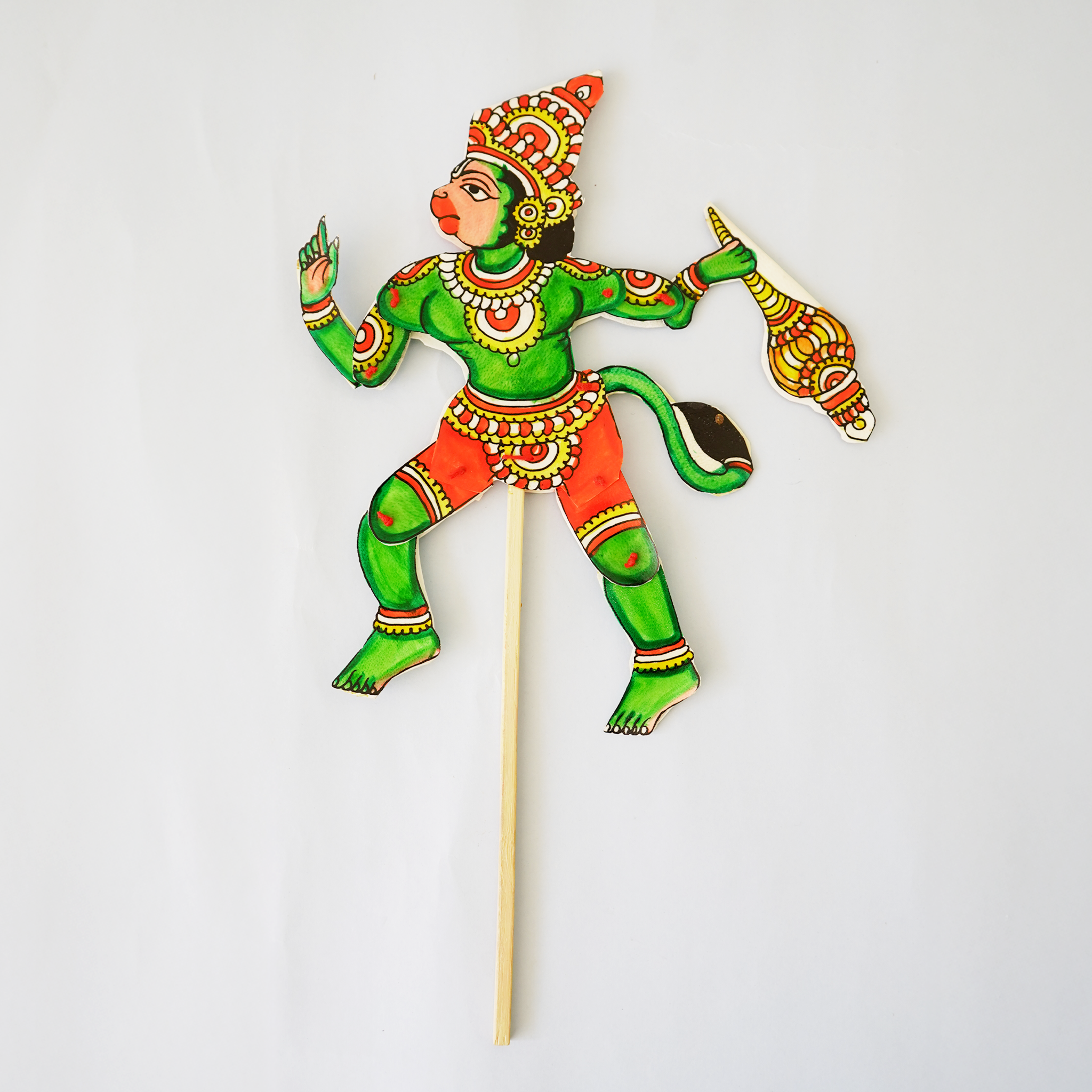 Vibrant Hanuman Flip Toy & Ganesha Magnet Set – Festive Gift Box