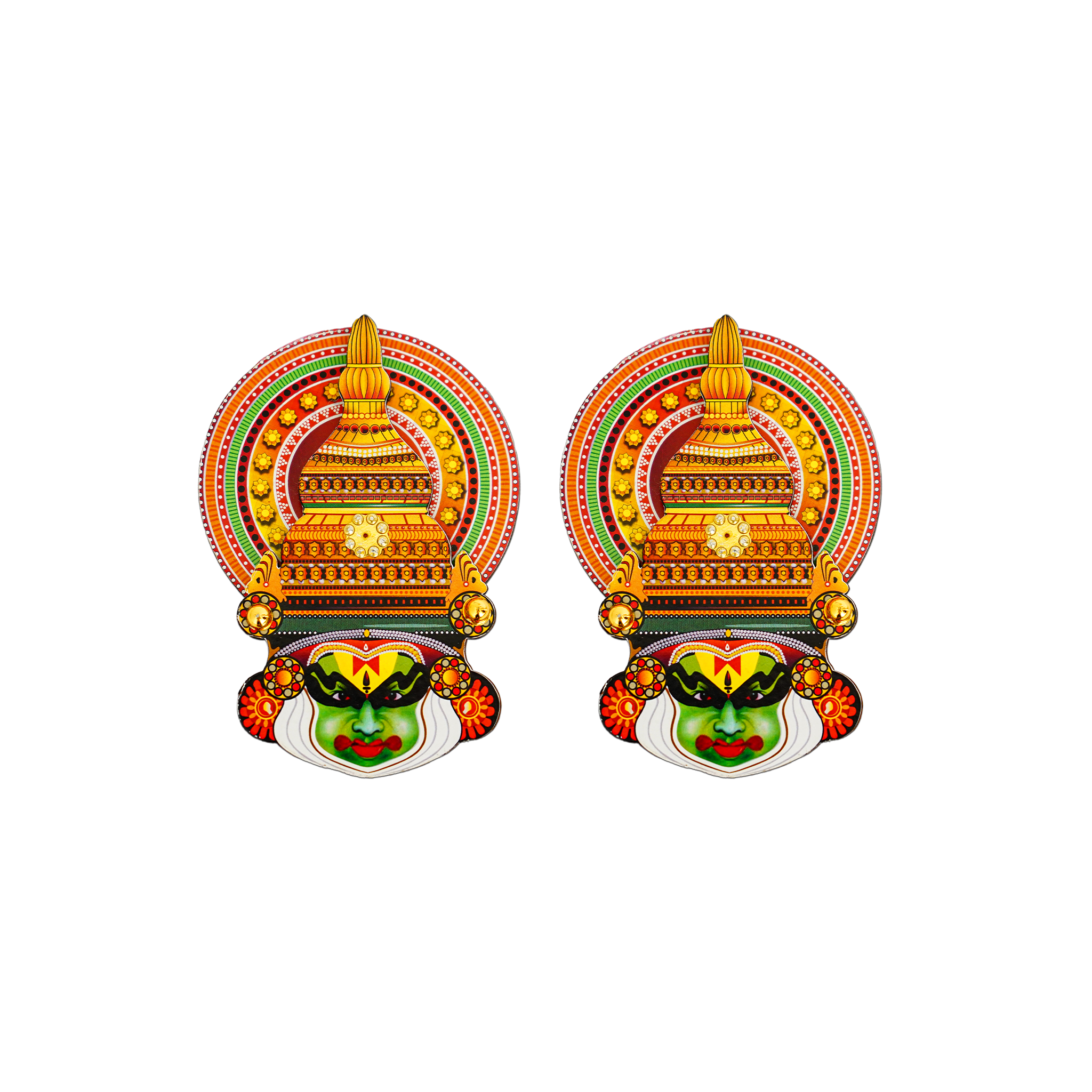 Kathakali Heritage Fridge Magnet – A Slice of Kerala’s Cultural Splendor