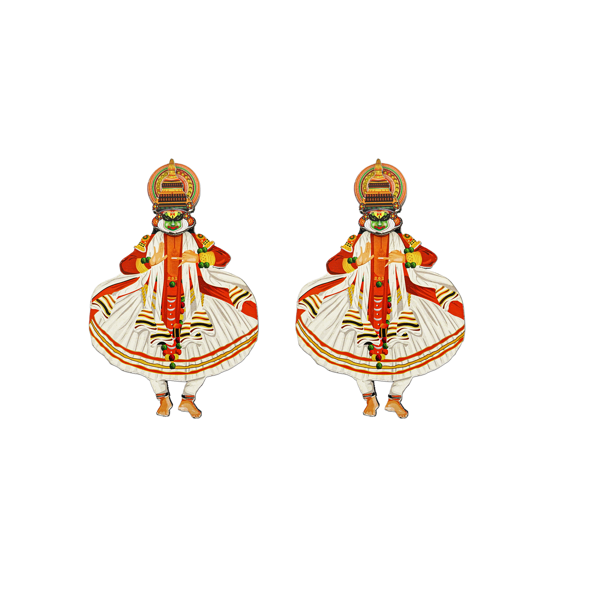 Kathakali Full Posture Heritage Fridge Magnet – A Slice of Kerala’s Cultural Splendor