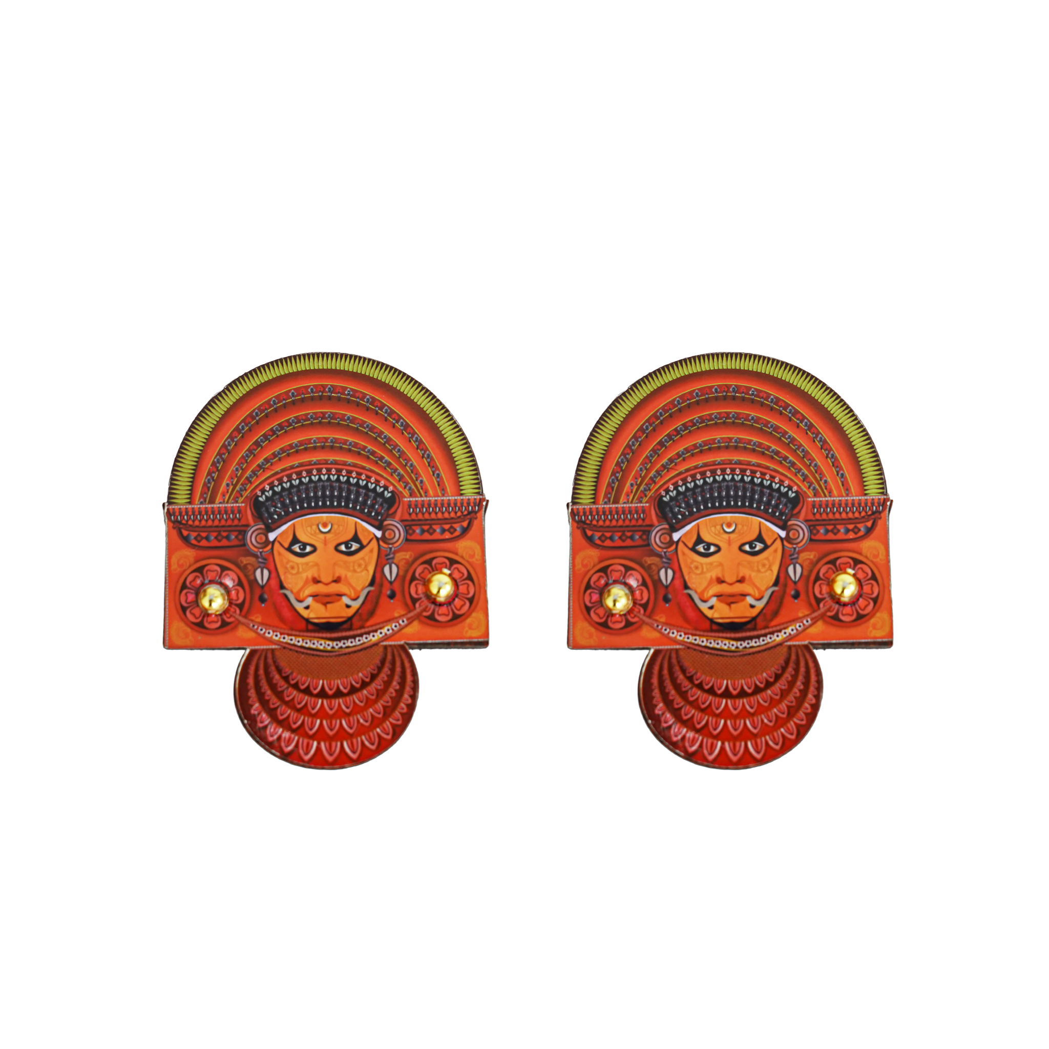 Theyyam Fridge Magnet Handcrafted Cultural Home & Kitchen Decor Gift