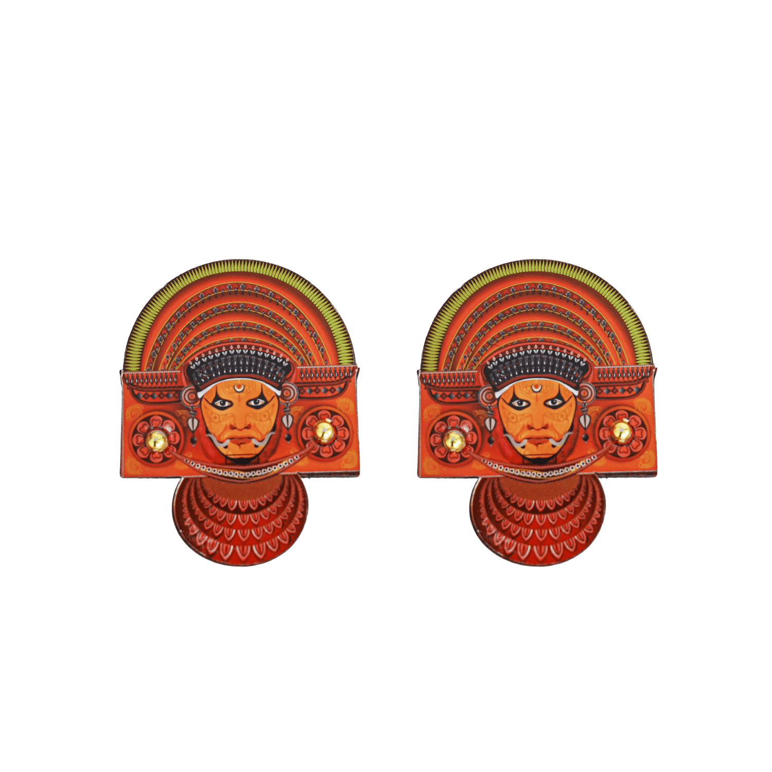 Theyyam Fridge Magnet - Handcrafted Cultural Home Decor Gift - Culturati